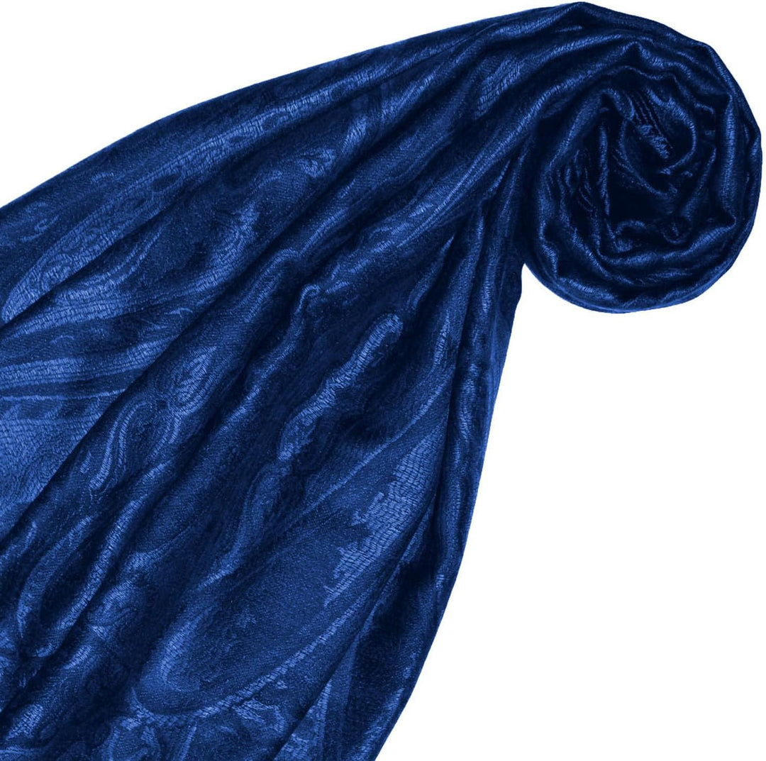 Lorenzo Cana Pashmina Schal Schaltuch jacquard gewebt 100% Seide Paisley Muster Seidenschal Seidentu