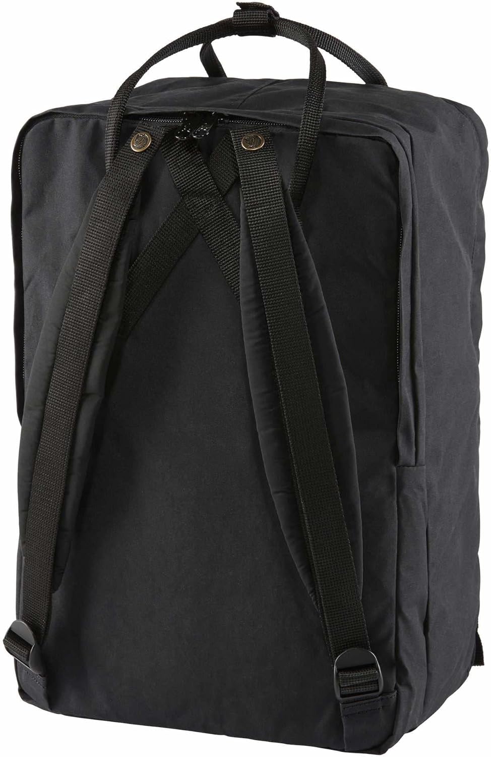 Fjällräven Unisex Rucksack Kånken, black, 43 x 30 x 18 cm, 20 liter, F27173-550 Single, Single