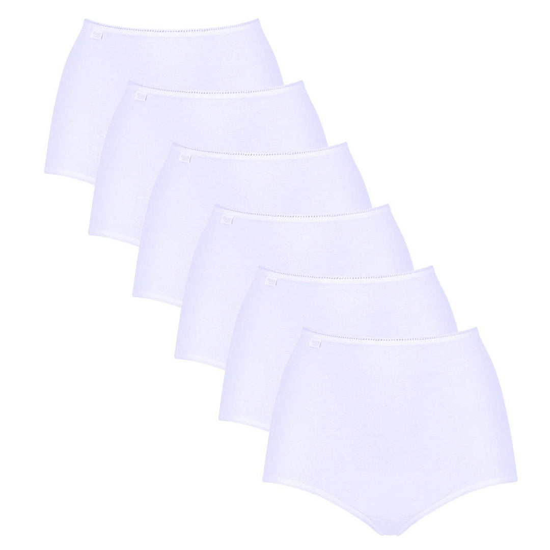 Sloggi Damen Slip (3er Pack) 54 6x Weiss (Blanc), 54 6x Weiss (Blanc)