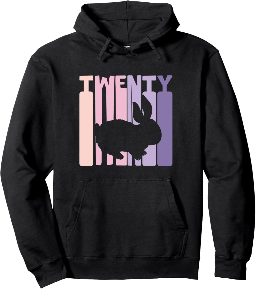 20. Geburtstag Geschenk Hase Kaninchen Fan 20 Jahre Mädchen Pullover Hoodie