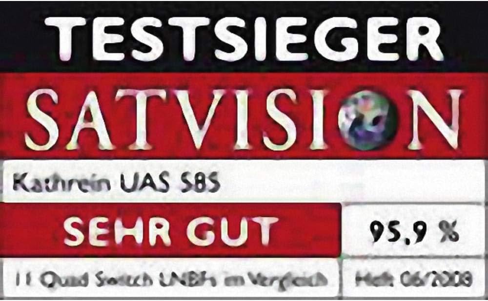 Kathrein UAS 585 Quad-LNB Multifeed-tauglich für 4 Teilnehmer - Kathrein Atennen CAS 60/80/90/120 Qu
