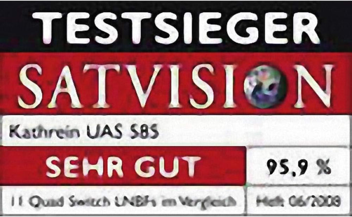 Kathrein UAS 585 Quad-LNB Multifeed-tauglich für 4 Teilnehmer - Kathrein Atennen CAS 60/80/90/120 Qu