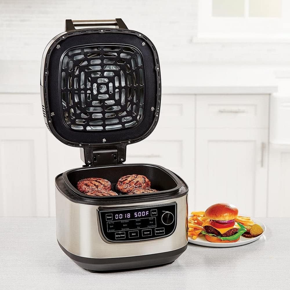 Mediashop PowerXL Multicooker – 12-in-1 Kocher mit Air Fryer Funktion – zum Braten, Kochen, Frittier