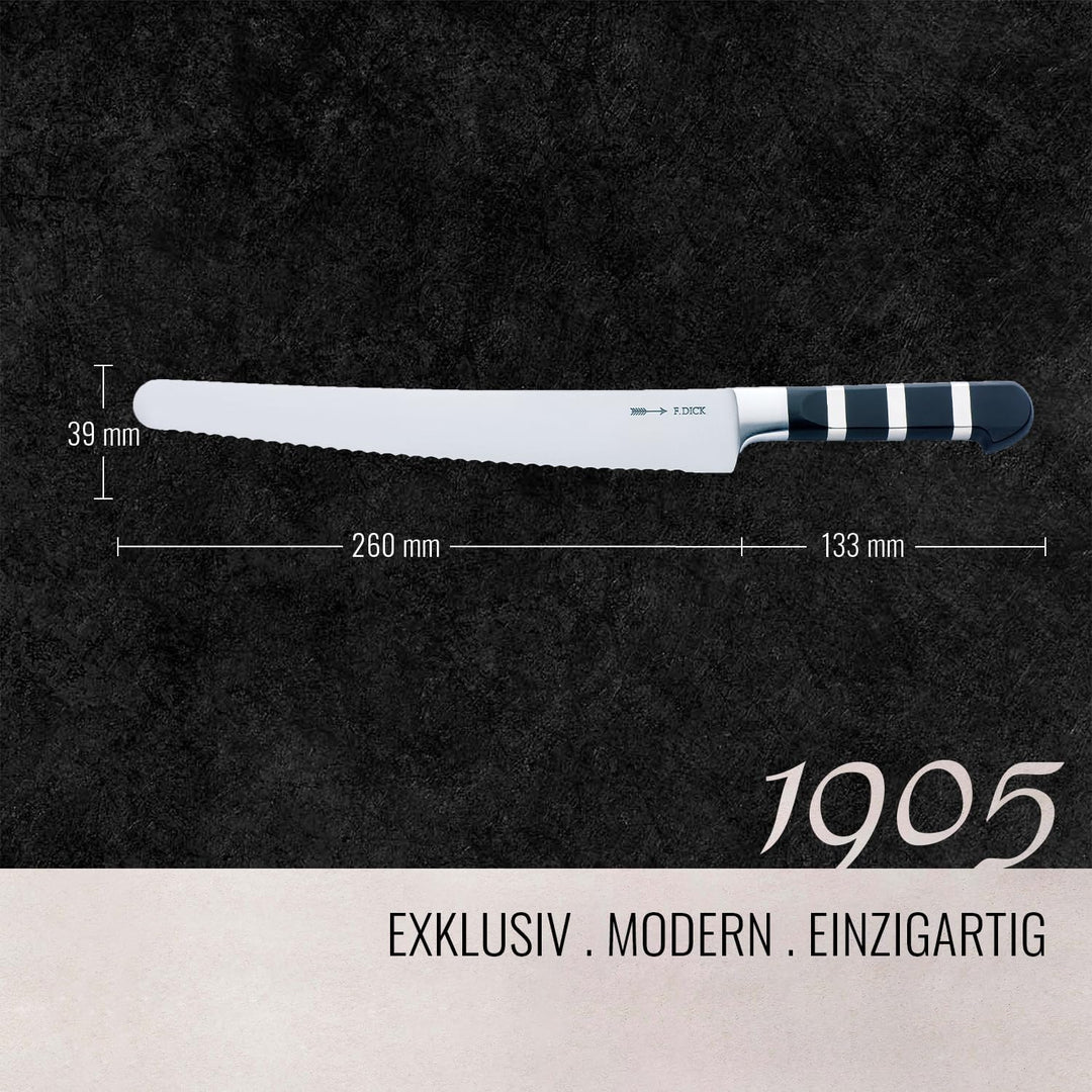 F. DICK Universalmesser, 1905 (Messer mit Klinge 26 cm, X50CrMoV15 Stahl, nichtrostend, 56° HRC) 819