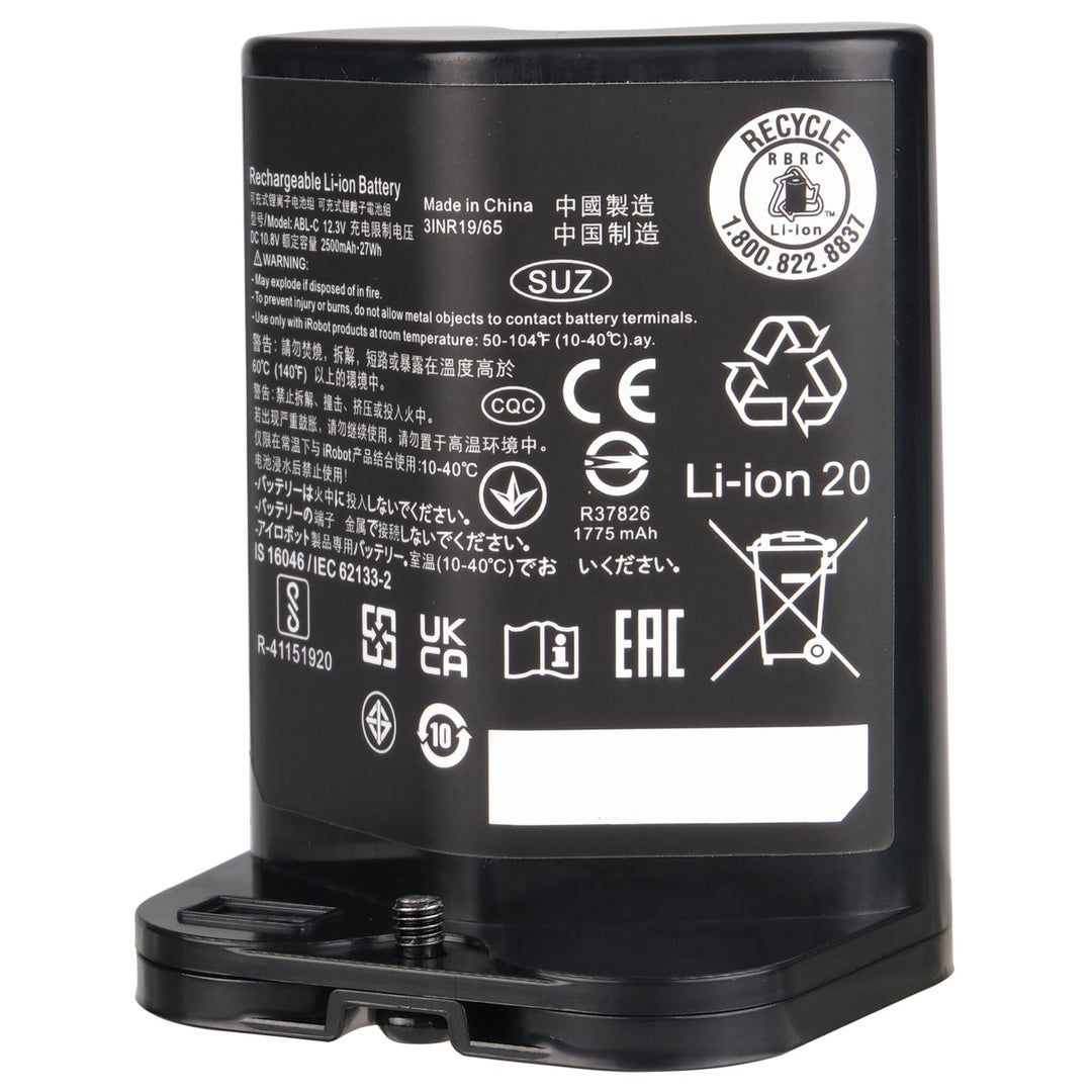2500 mAh 10,8 V Akku Kompatibel mit iRobot Braava Jet M6 6110, Braava Jet M6 Serie M611020 M612880 M