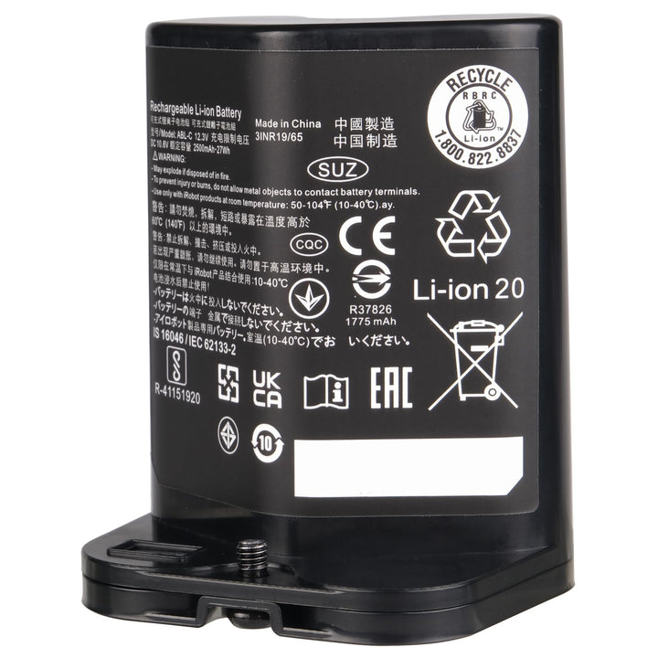 2500 mAh 10,8 V Akku Kompatibel mit iRobot Braava Jet M6 6110, Braava Jet M6 Serie M611020 M612880 M