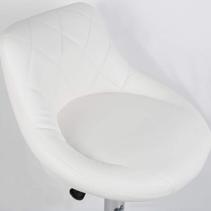 Flyelf 2er Set Barhocker mit Lehne,Kunstleder Tresenhocker 360° Drehbar,Höhenverstellbar 59cm-79cm (