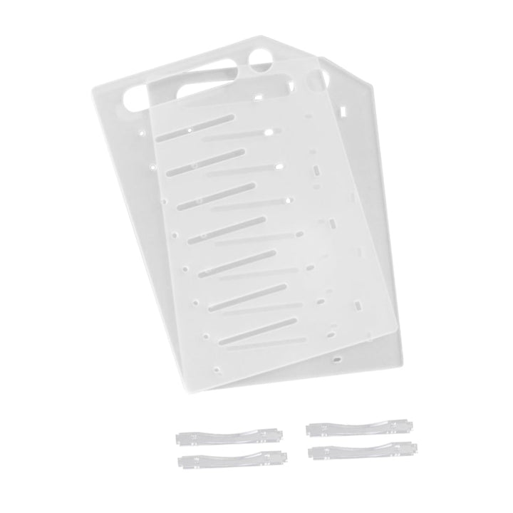 DOITOOL Selbstgemacht Festplattenhalterung 8-schichten Transparent Langlebiges Mehrschichtiges Festp