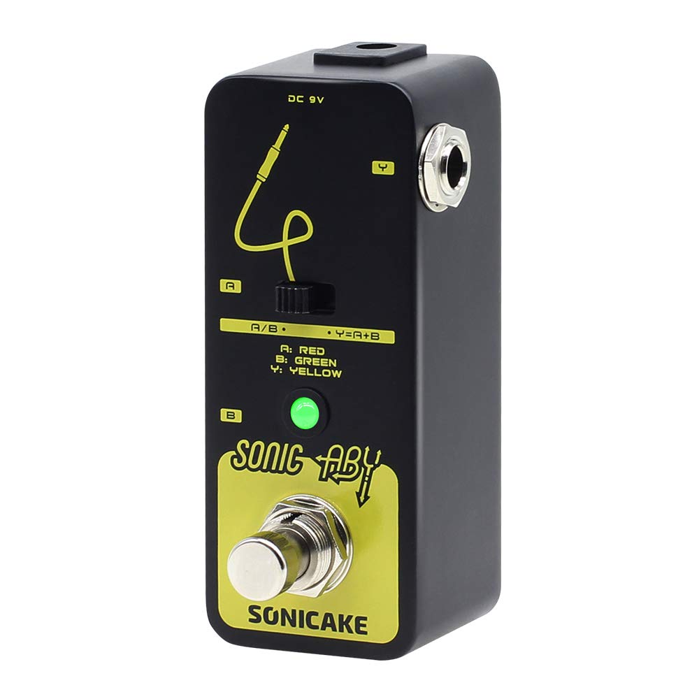 SONICAKE Sonic ABY Gitarre Effektpedal AB Box Line Selector True Byapss, ABY