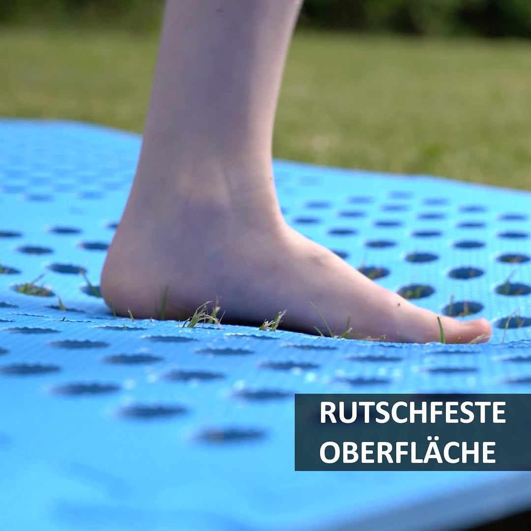 bonsport Pool Unterlegmatte Poolmatte 12 Stück - Bodenschutz Matte für den Pool/Planschbecken - Bode