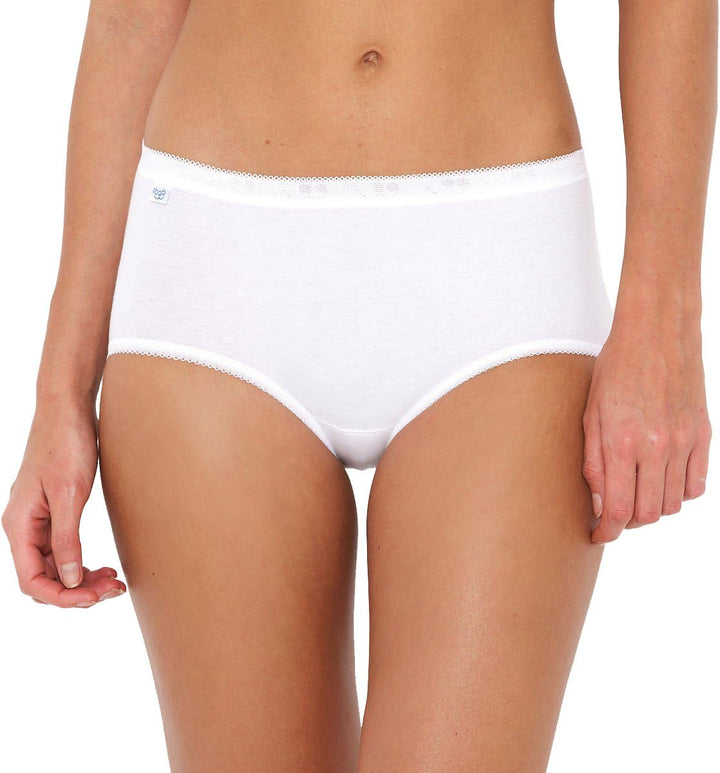 Sloggi Damen Slip (4er Pack) 48 Weiss, 48 Weiss