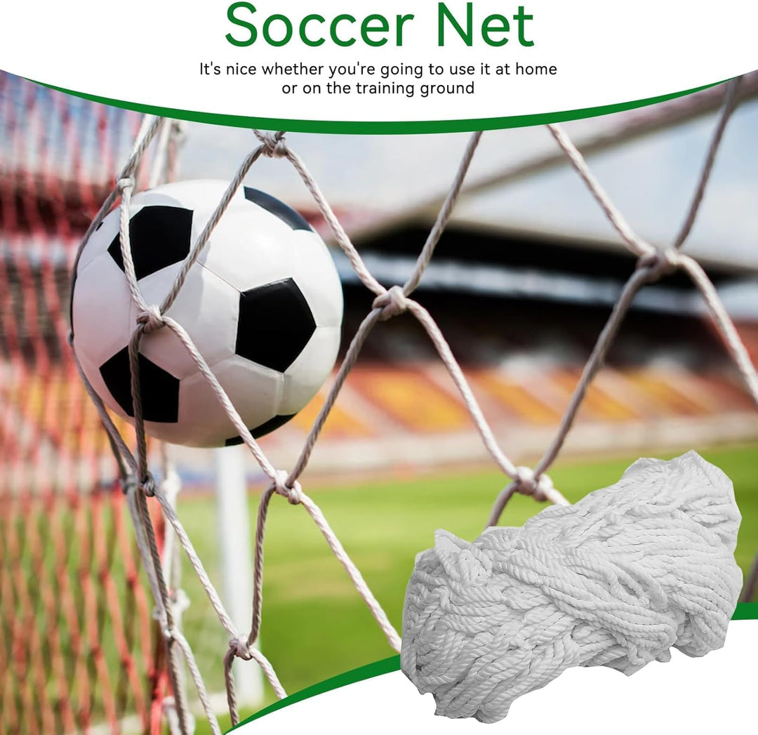 HERCHR Fussballnetz, Fussball-Fussballnetz, Sport-Ersatz-Fussballtorpfostennetz, Hinterhof, Kleine K