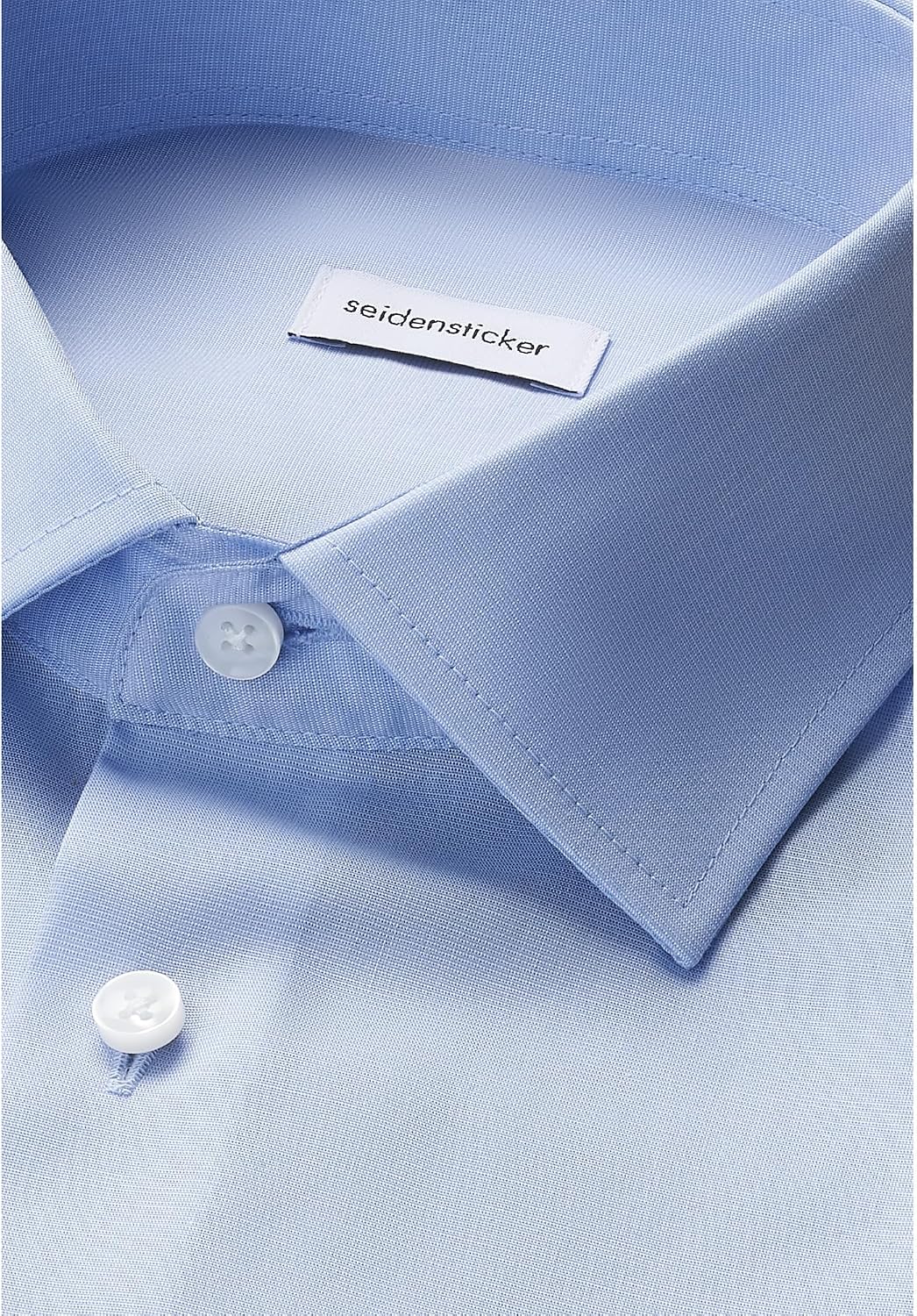 Seidensticker Herren Slim Bügelfrei Business Kent Extra Langer Arm Shirt 37 Hellblau, 37 Hellblau