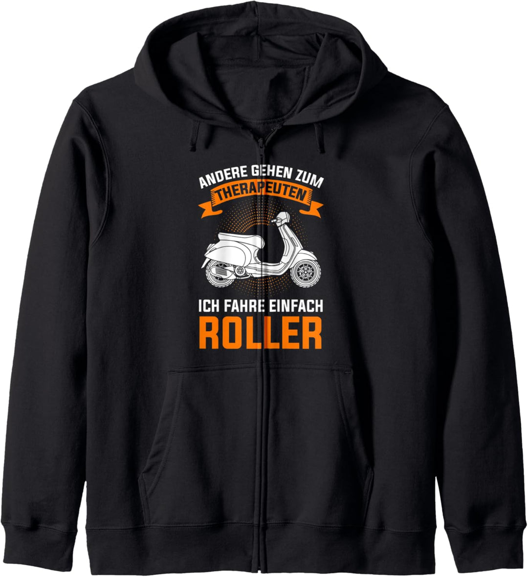 Moped Therapie Biker Roller Scooter Mopedfahrer Mofa Kapuzenjacke