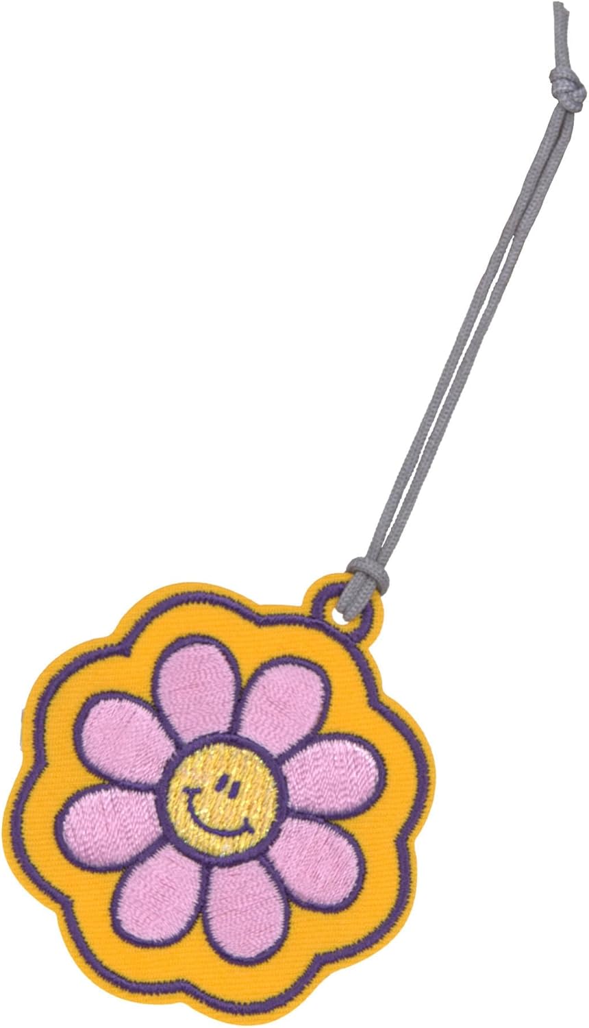 LÄSSIG Anhänger und Patches Set (3 Stk.) mit Druckknopf/School Patches Set Flowers, Flowers