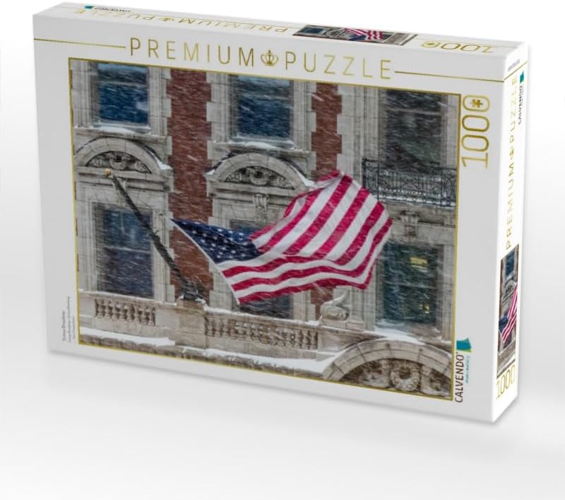 CALVENDO Puzzle Snowy Broadway 1000 Teile Lege-Grösse 64 x 48 cm Foto-Puzzle Bild von Thomas Freuden