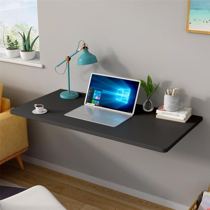 MENGDA Wandklapptisch, 80x50cm, Weiss, Minimalistischer Schreibtisch für Küche und Büro, Klappbar, M