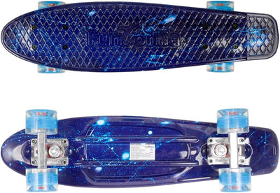 FunTomia Kinder Skateboard Cruiserboard Miniboard 57cm mit oder ohne LED Leuchtrollen Alu Truck Mach