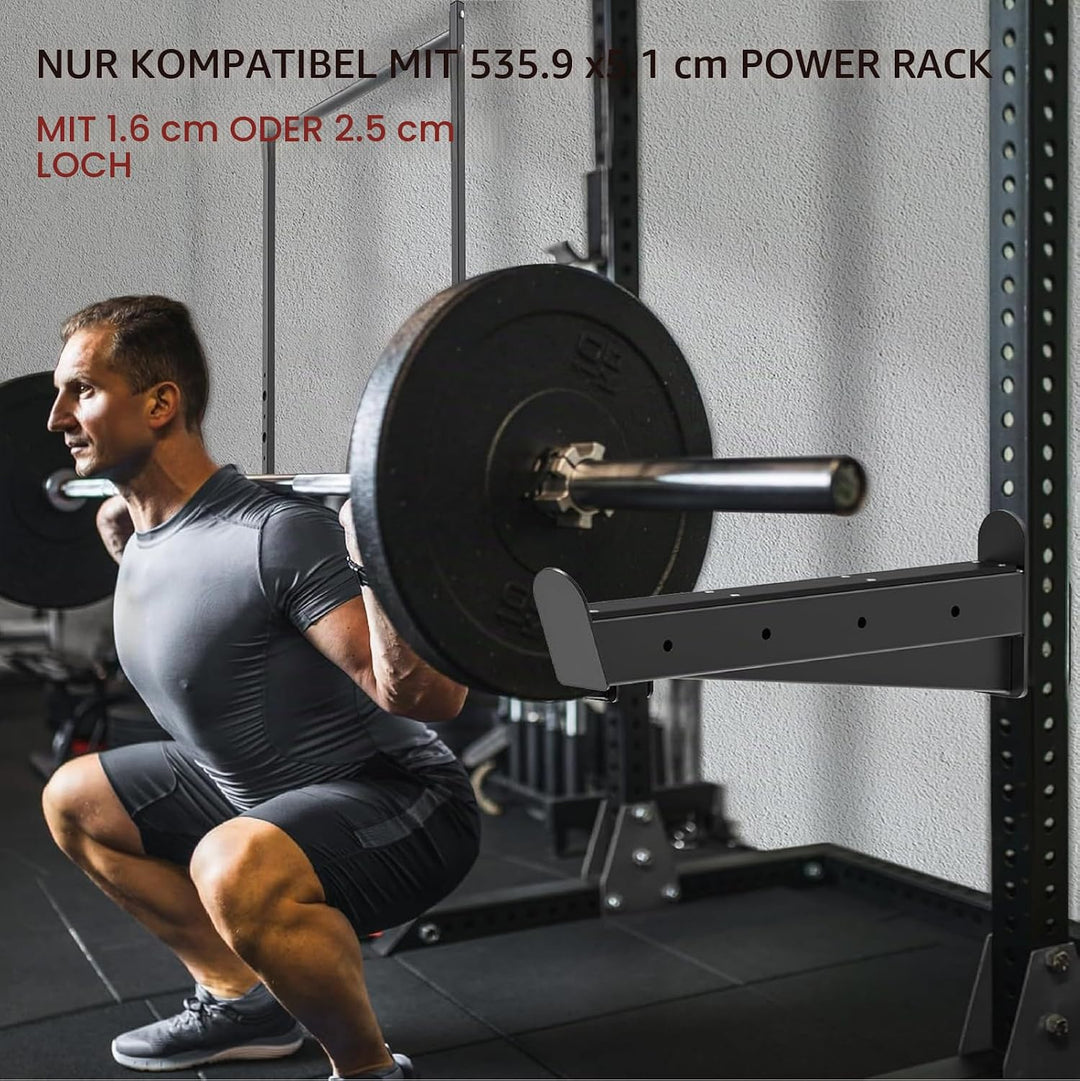 Kipika Sicherheits-Spotter-Arme für 5,1 x 5,1 cm und 7,6 x 7,6 cm Power-Racks mit 1,6 cm und 2,5 cm