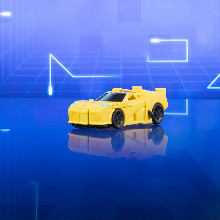 Transformers Earthspark Bumblebee 1-Step Flip Changer Figur, 10 cm, ab 6 Jahren Single Bumblebee, Si