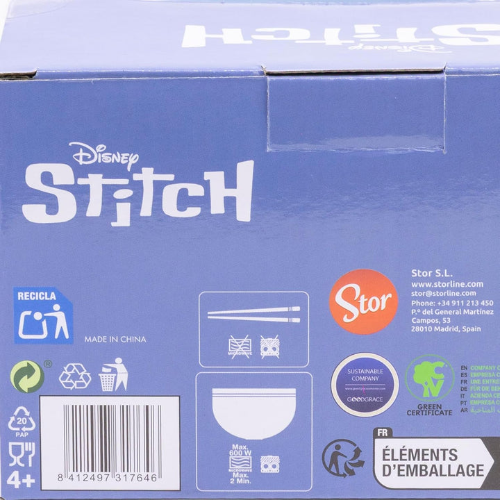 Lilo & Stitch Ramen Bowl with Chopsticks Stitch Aloha Bunt, Bunt