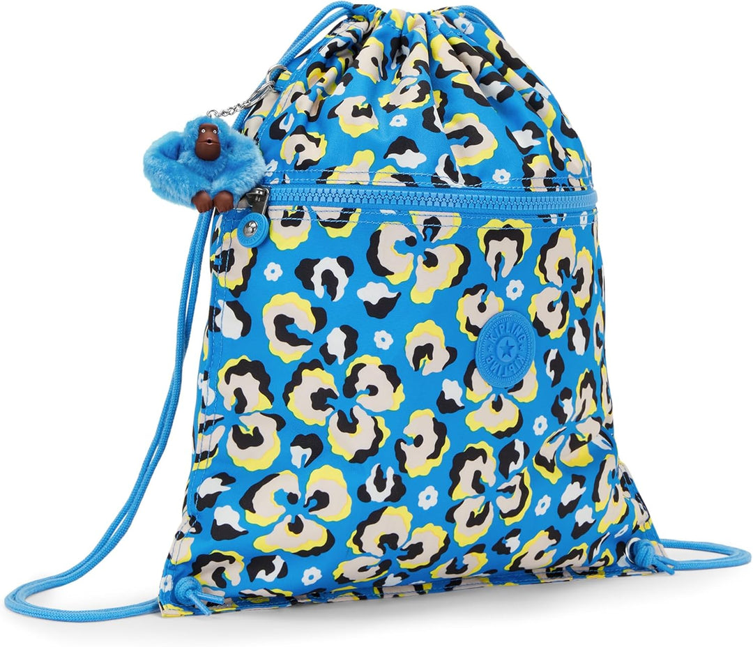 Kipling SUPERTABOO Rucksäcke, 39.5x0x45, Leopard Floral (BLAU), Leopard Floral