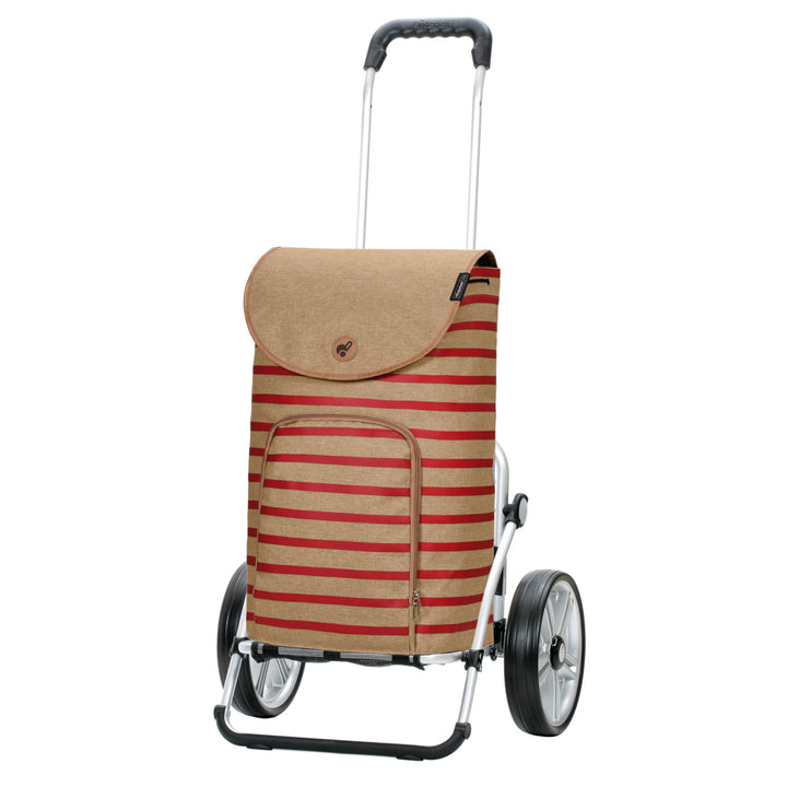 ANDERSEN Einkaufstrolley - Royal Shopper Eske rot 47 L Handwagen, modern, nachhaltig, Shopping, Alum