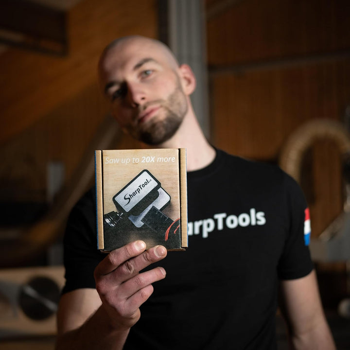 SharpTool 2.0 Schärfer für Multitool Sägeblätter - Präzisions-Schärfer für Bohrmaschine zum Nachschä