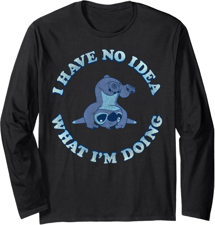Disney Lilo & Stitch I Have No Idea What I'm Doing Langarmshirt