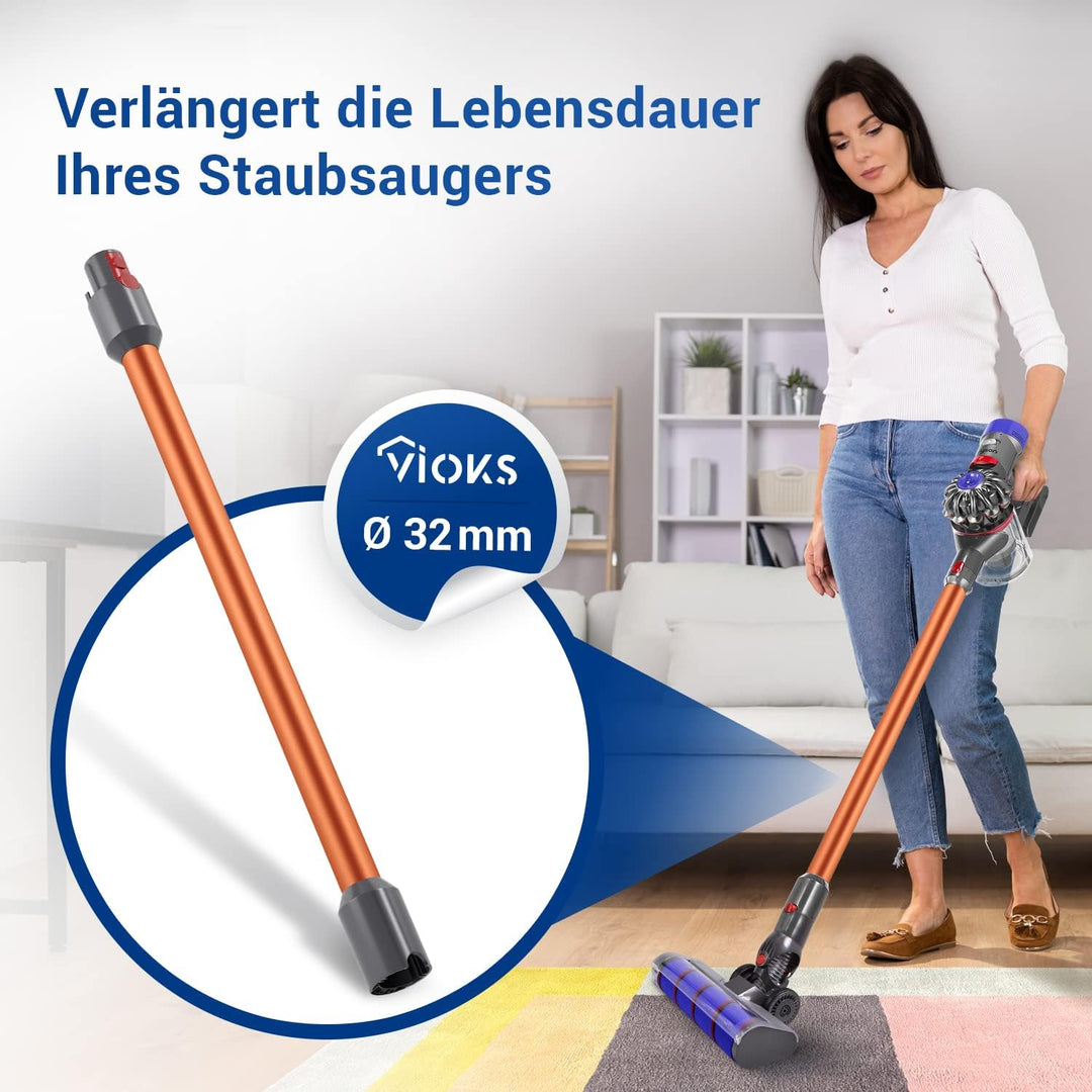 VIOKS Staubsauger Teleskoprohr Ersatz für Dysоn Saugrohr 967477-08 für V5, V7, V8, V10, V11, V15, SV