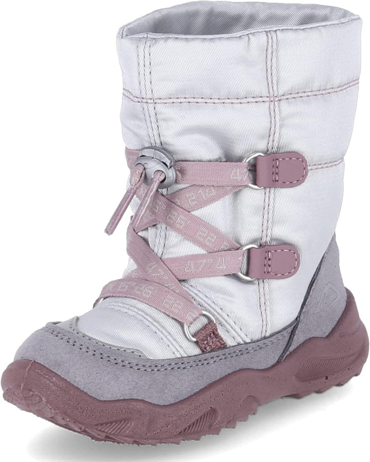 Superfit Mädchen Glacier Warm Gefütterte Gore-tex Schneestiefel 27 EU Weit Hellgrau Lila 2500, 27 EU