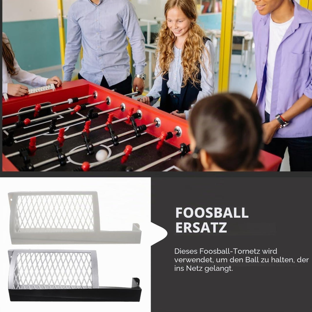 HEMOTON Tischfussball Ballfangnetz Ersatz Für Interaktive Fussballmaschine Stabiler Netzrahmen Für T