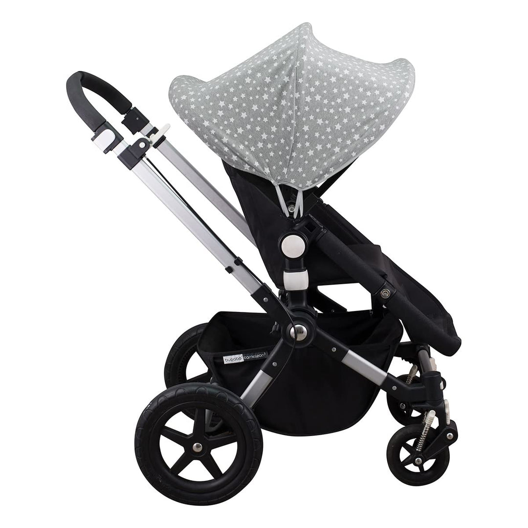 JYOKO KIDS Sonnenverdeck Kompatibel mit Bugaboo Cameleon (PINK SPARKLES), PINK SPARKLES