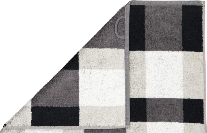 CAWÖ Home Handtücher Delight Karo 6219 Platin - 77 Duschtuch 70x140 cm, Duschtuch 70x140 cm