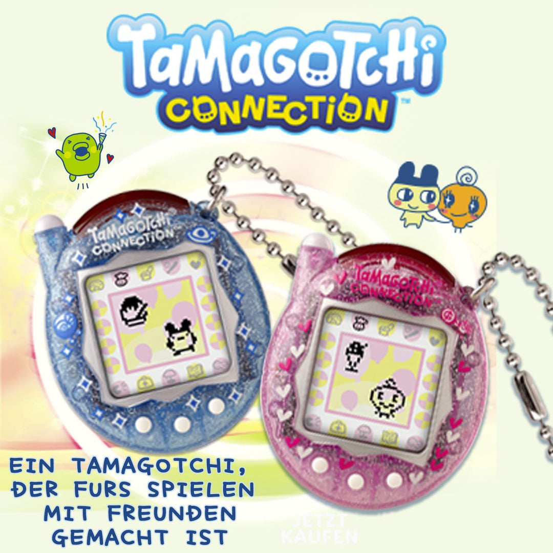 Bandai – Tamagotchi Connection Neon Planet – Interaktives Virtuelles Haustier mit Infrarot-Verbindun
