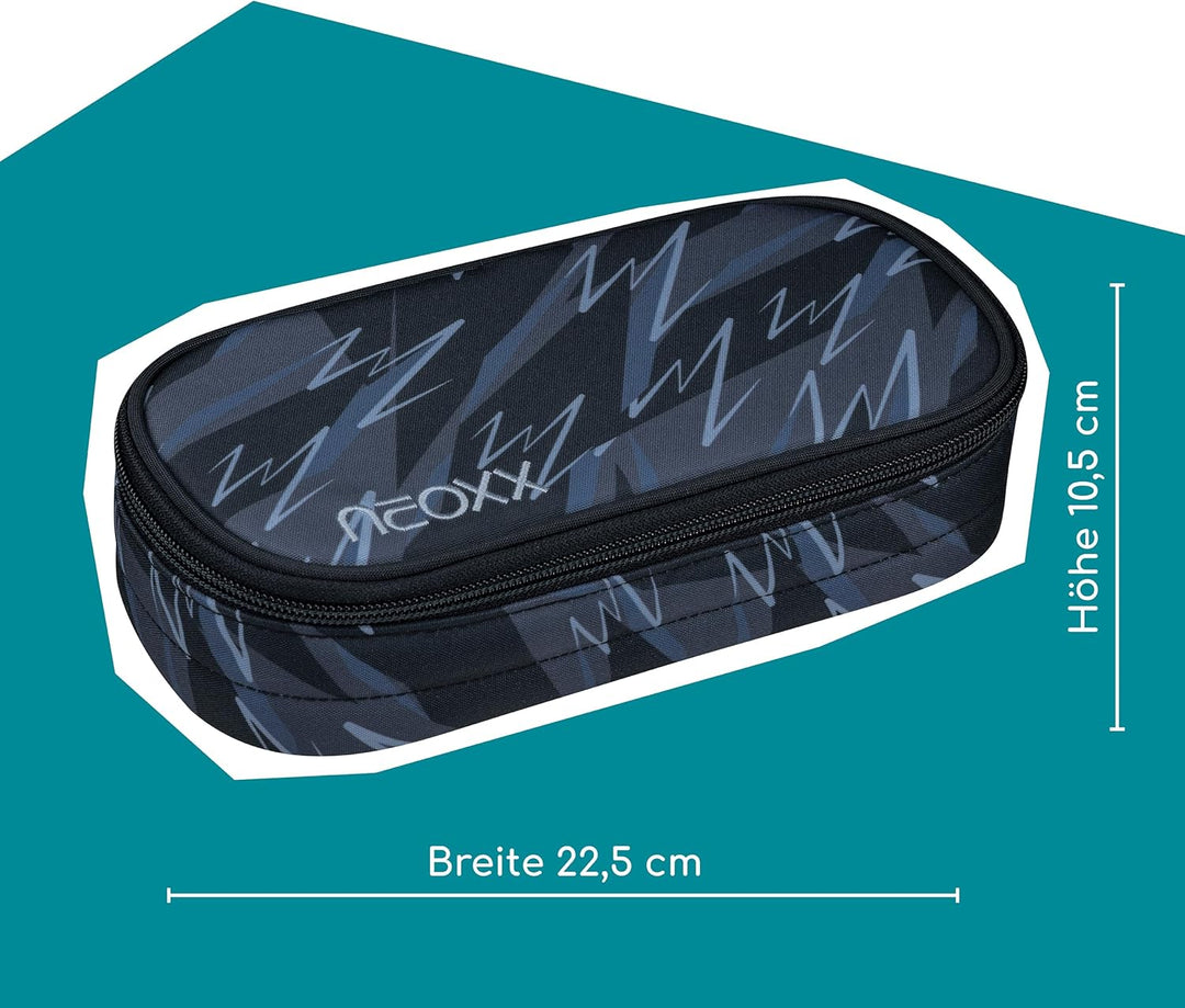 neoxx - Jump Schlamperbox Stormchaser - Recycelte PET-Flaschen, Hauptfach mit Reissverschluss, 10 St