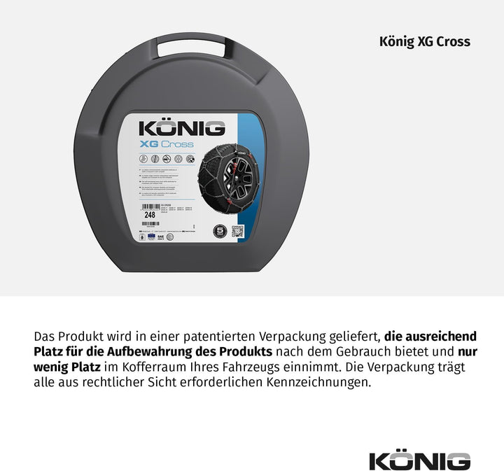 KÖNIG XG Cross 248 - Schneeketten, 248
