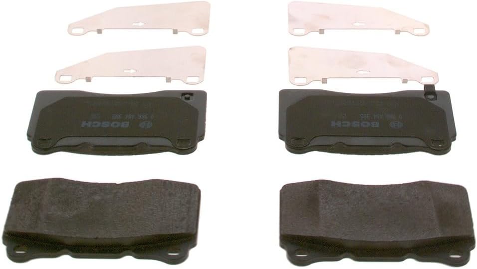 Bosch BP1318 Bremsbeläge - Vorderachse - ECE-R90 Zertifizierung - vier Bremsbeläge pro Set
