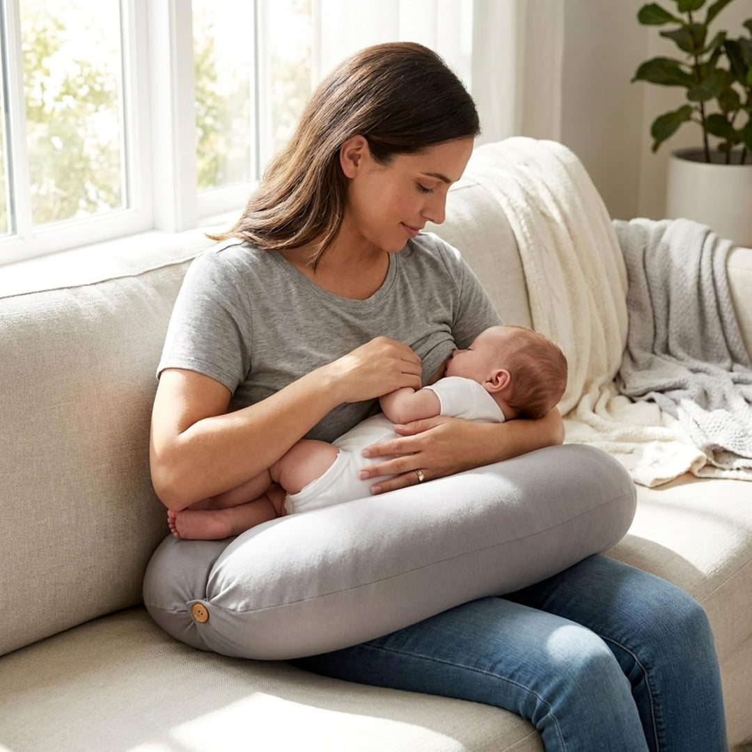 sei Design Stillkissen 170×30 cm – ergonomisch geprüftes Unterstützungskissen für Erwachsene – leise