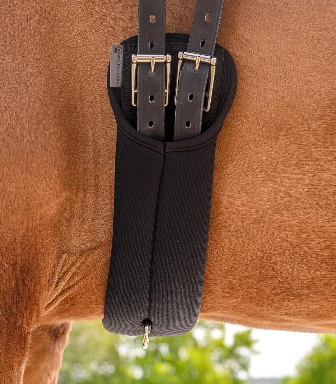 WALDHAUSEN Kurzgurt Memory Foam Schwarz Länge 50 cm, Schwarz Länge 50 cm