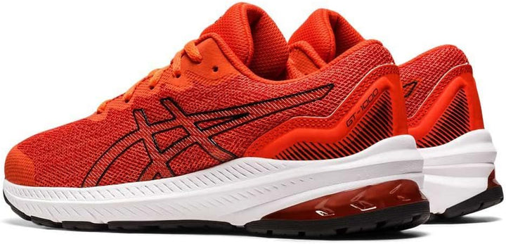 ASICS Unisex Kinder Gt-1000 11 Gs Sneaker 32.5 EU Cherry Tomato Black, 32.5 EU Cherry Tomato Black