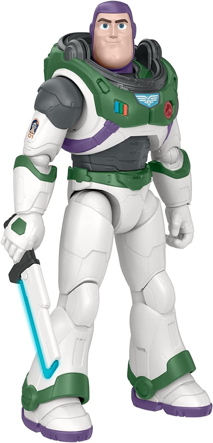 Buzz Lightyear Disney and Pixar Lightyear Toys, Talking 12 Inch Action Figure with Motion, Light and