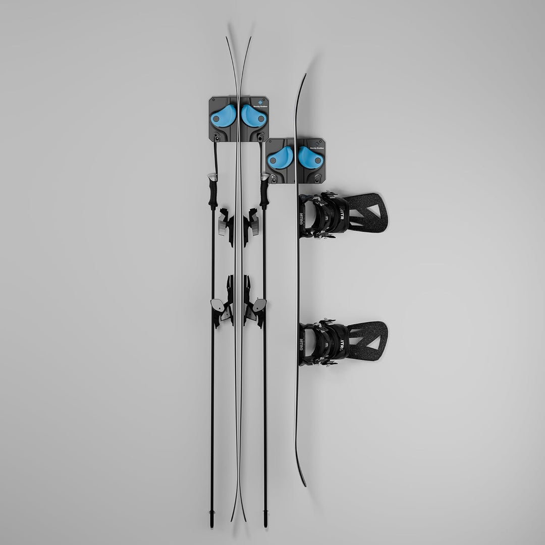 Gravity Grabber Ultimate Ski & Snowboard Wandhalterung - Passt zu jedem Ski/Snowboard - für Schadens
