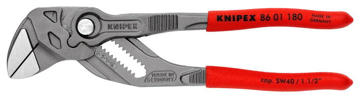 KNIPEX Tools 8601180 Zangenschlüssel, schwarzes Finish Schraubenschlüssel 7 1/4-Inch, Black Finish S