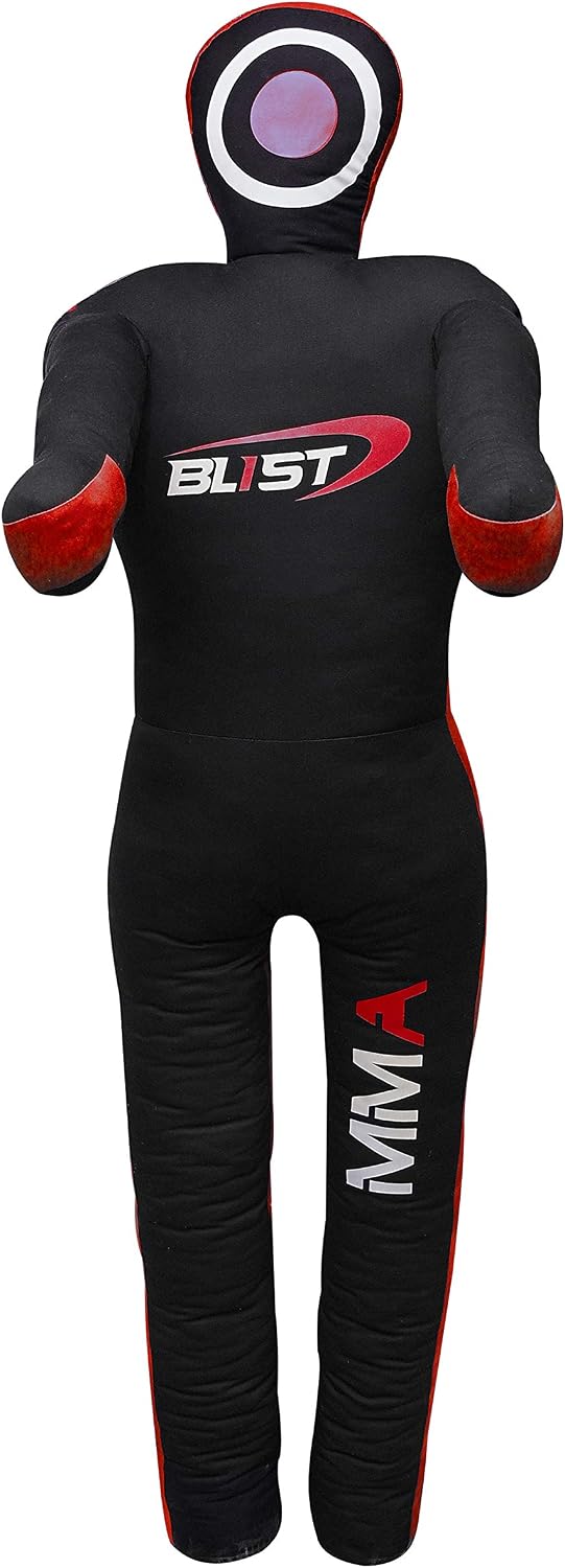Blist Schaufensterpuppe, Judo, Boxen, JJJ, Stehend auf Leinwand (leer) schwarz / rot 70" (Inches), s