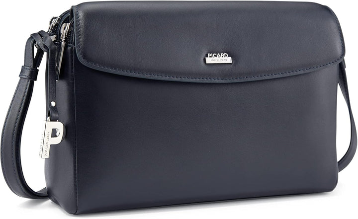 Picard Damen Schultertasche REALLY mehrfarbig aus Echtleder Klein | mit Magnetverschluss | Schultert