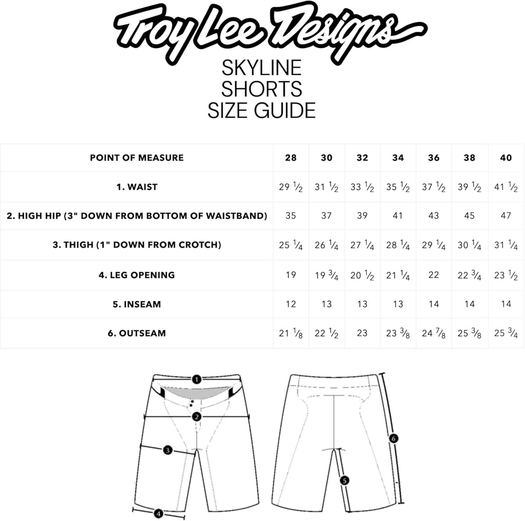 Troy Lee Designs Unisex Kinder MTB Shorts