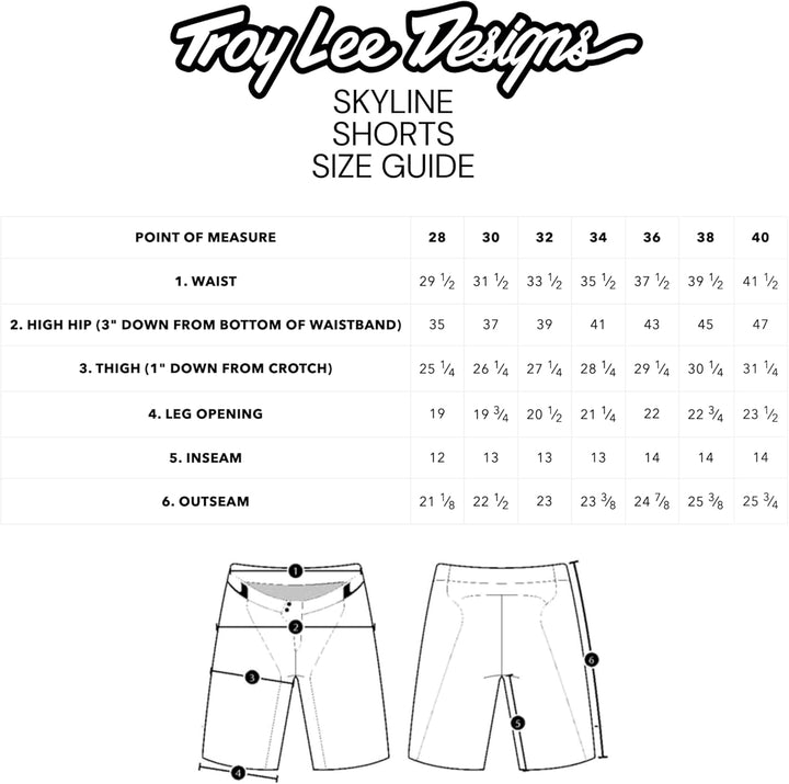 Troy Lee Designs Unisex Kinder MTB Shorts
