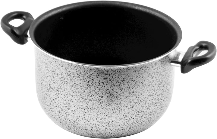 Home Salt N'Pepper Kochtopf aus Aluminium, Antihaftbeschichtung, 18 cm, Schwarz 18 Schwarz, 18 Schwa
