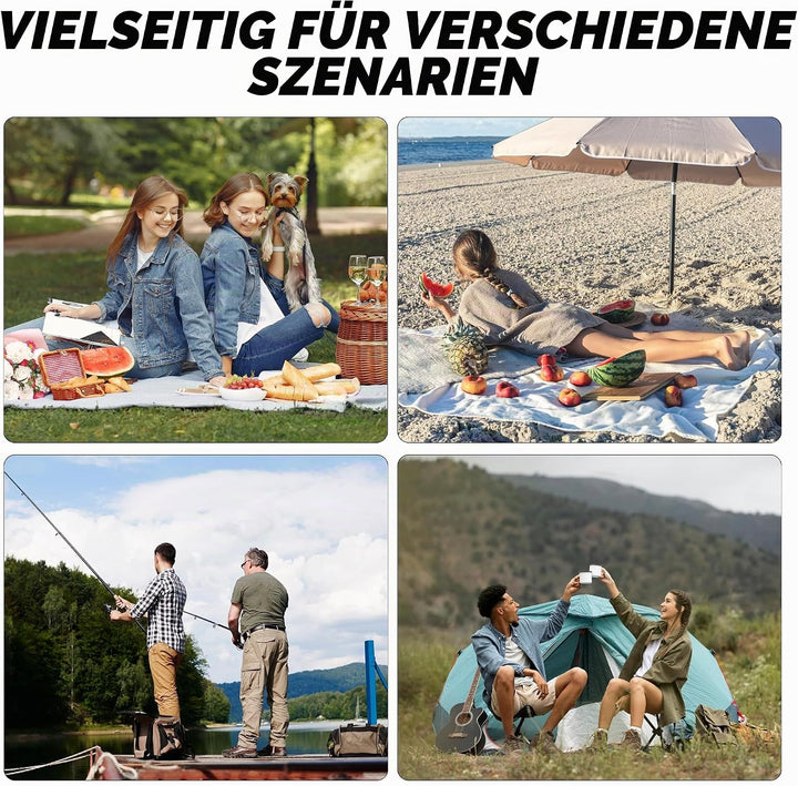 Strandmuschel Pop Up Strandzelt Automatisches Tragbarer Wurfzelt | UV-Schutz 50+ Windschutz, Sonnens
